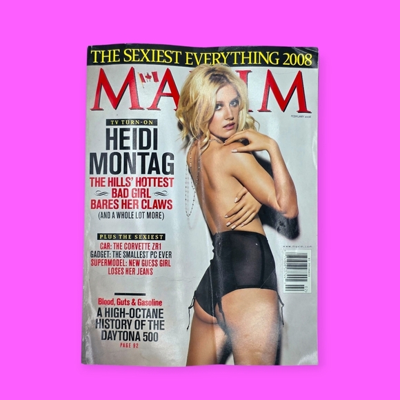 Maxim Canada Magazine February 2008 Heidi Montag The Hills Issue - Picture 1 of 9